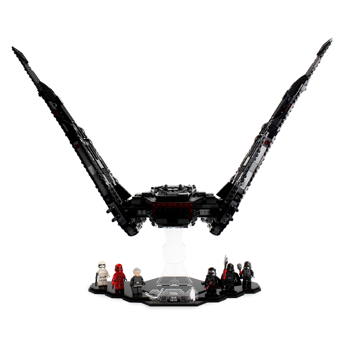 Display stand for LEGO® Kylo Ren's Command Shuttle (75256)