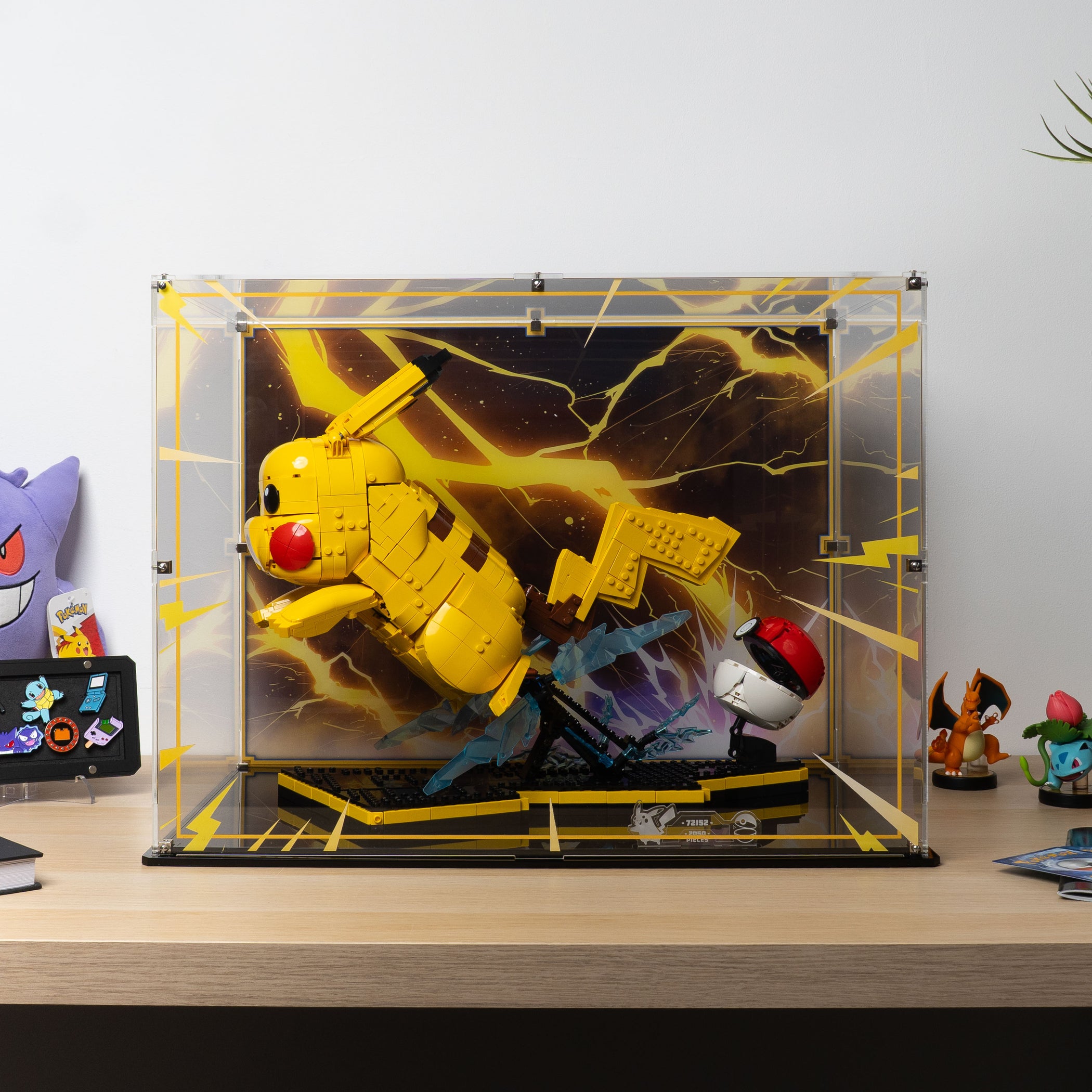 Display Case for LEGO Pokémon Pikachu and Poké Ball 72152 — Wicked Brick