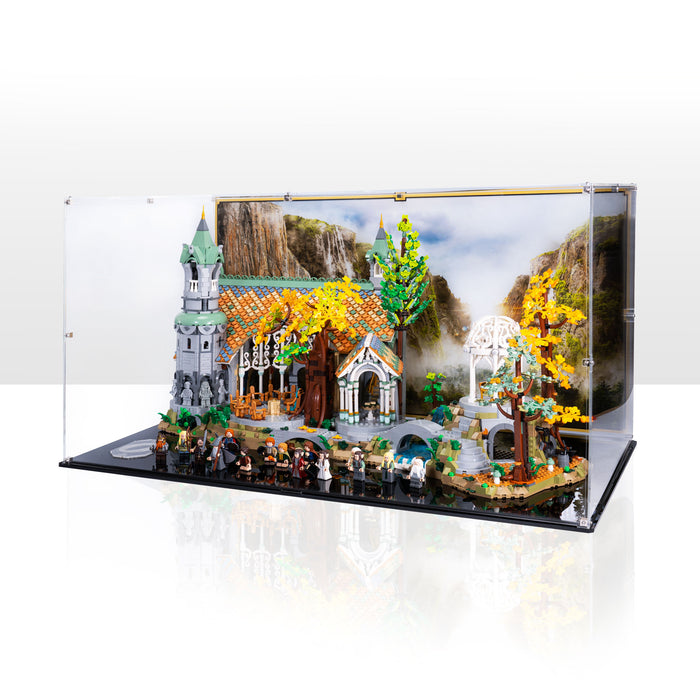 Display case for LEGO® Icons: Lord of the Rings Rivendell™ (10316)