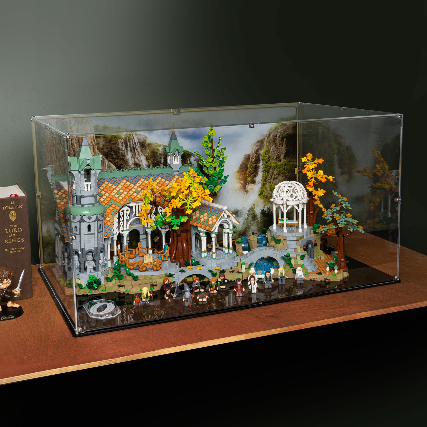Lego Rivendell Storage Display case for LEGO® Icons: Lord of the Rings Rivendell™ (10316 ...