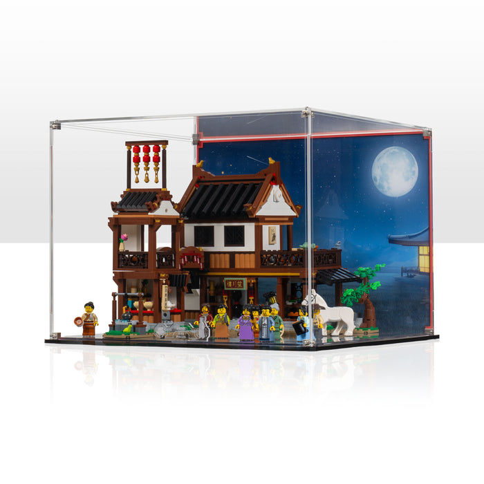 Display Case for LEGO® Ancient Moon-Gazing Inn (80121)