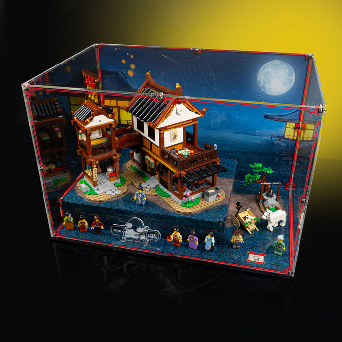 Limited Edition Display Case for LEGO® Ancient Moon-Gazing Inn (80121)