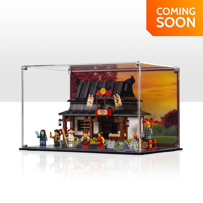 Display Case for LEGO® NINJAGO® Four Weapons Blacksmith 15th Anniversary (71858)