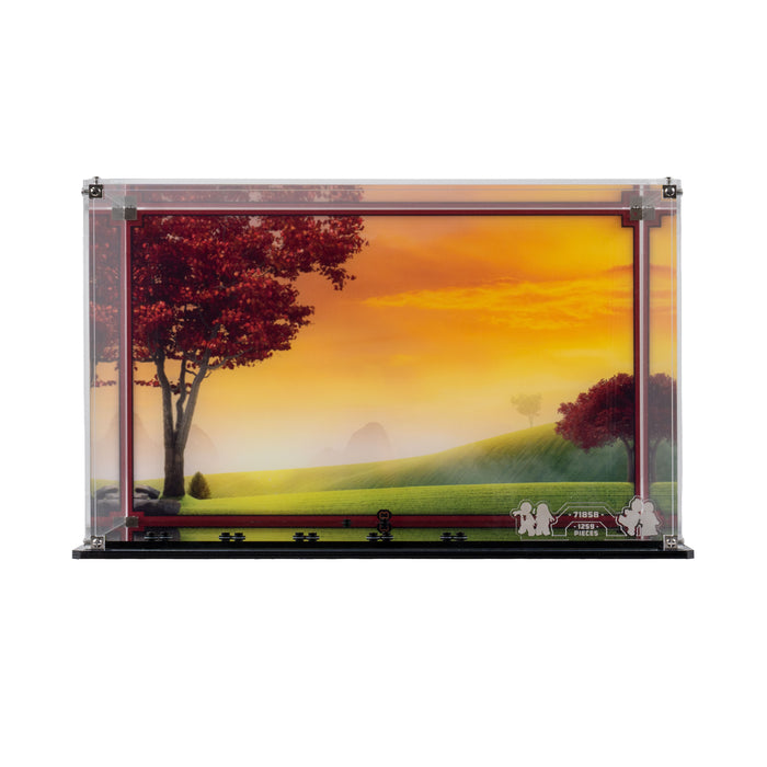 Display Case for LEGO® NINJAGO® Four Weapons Blacksmith 15th Anniversary (71858)