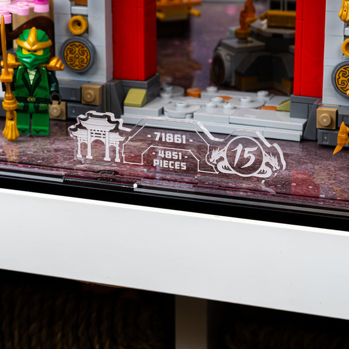Display Case for LEGO® NINJAGO® The Old Town 15th Anniversary (71861)