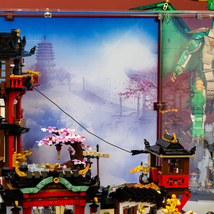 Display Case for LEGO® NINJAGO® The Old Town 15th Anniversary (71861)