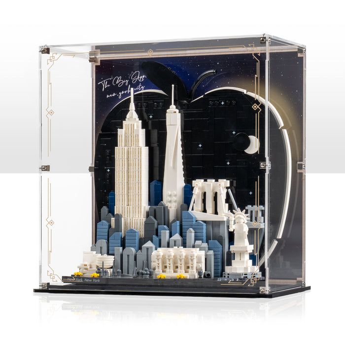 Display Case for LEGO® Architecture: New York City – The Big Apple (21066)