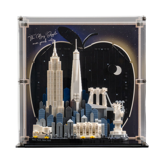 Display Case for LEGO® Architecture: New York City – The Big Apple (21066)