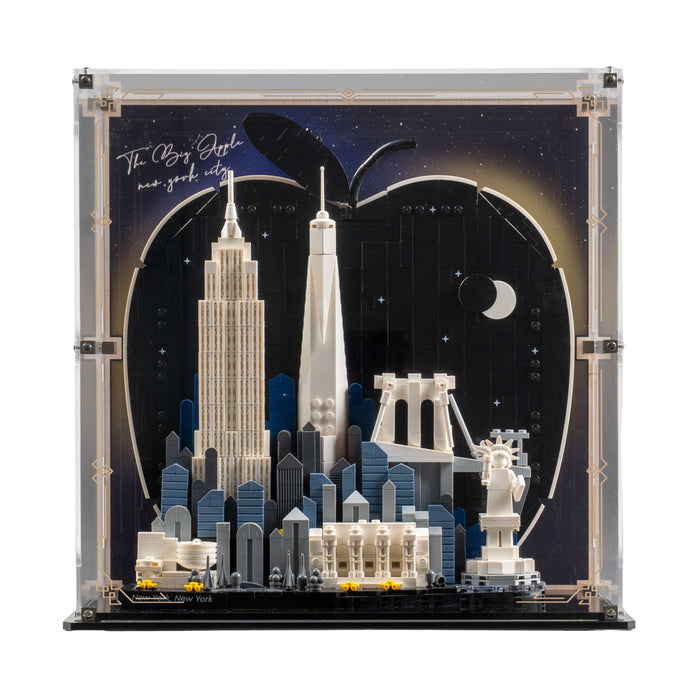 Display Case for LEGO® Architecture: New York City – The Big Apple (21066)