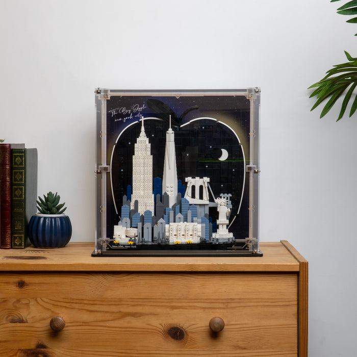 Display Case for LEGO® Architecture: New York City – The Big Apple (21066)