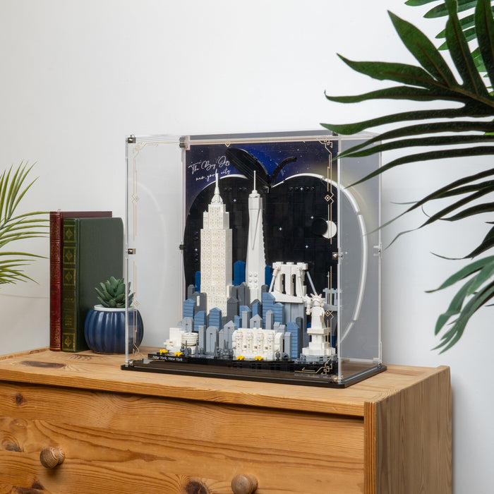 Display Case for LEGO® Architecture: New York City – The Big Apple (21066)