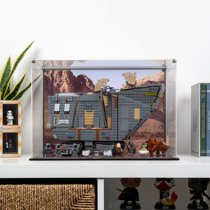 Display Case for LEGO® Star Wars™ Offworld Sandcrawler™ and Mudhorn (75453)
