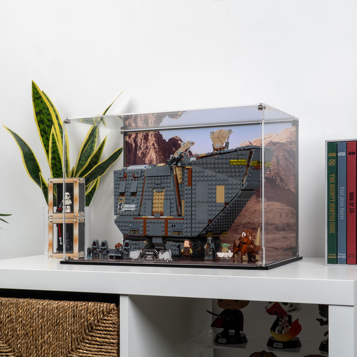 Display Case for LEGO® Star Wars™ Offworld Sandcrawler™ and Mudhorn (75453)