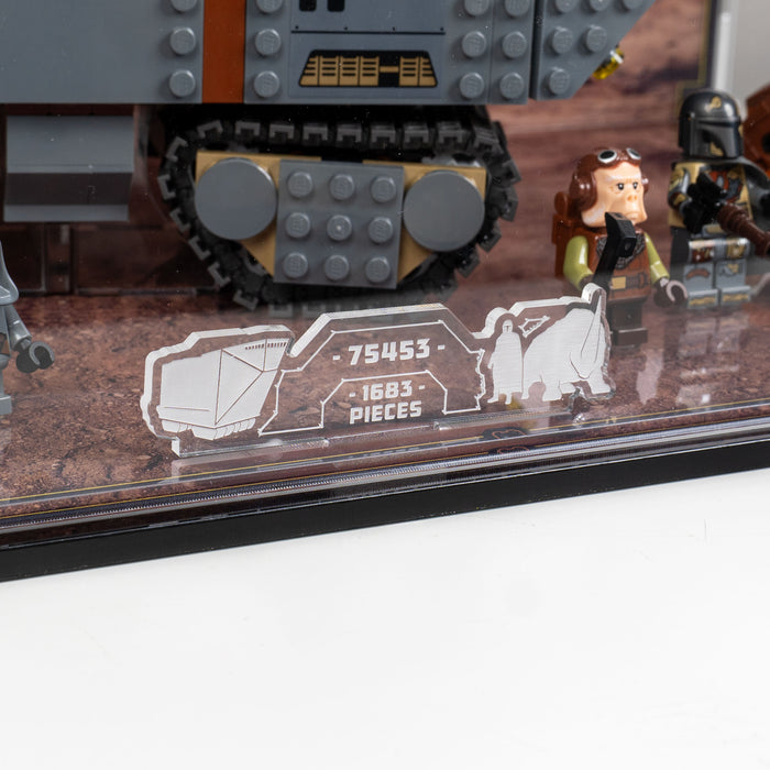 Display Case for LEGO® Star Wars™ Offworld Sandcrawler™ and Mudhorn (75453)