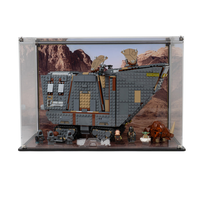Display Case for LEGO® Star Wars™ Offworld Sandcrawler™ and Mudhorn (75453)