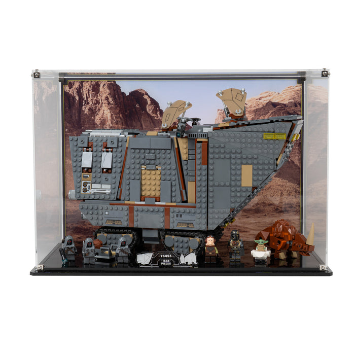 Display Case for LEGO® Star Wars™ Offworld Sandcrawler™ and Mudhorn (75453)