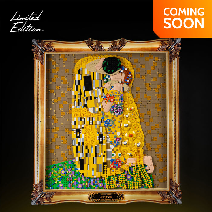 Limited Edition Wall Mounted Display Case for LEGO® Art: Gustav Klimt – The Kiss (31221)