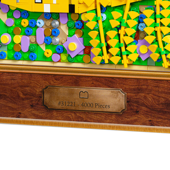 Wall Mounted Display Case for LEGO® Art: Gustav Klimt – The Kiss (31221)