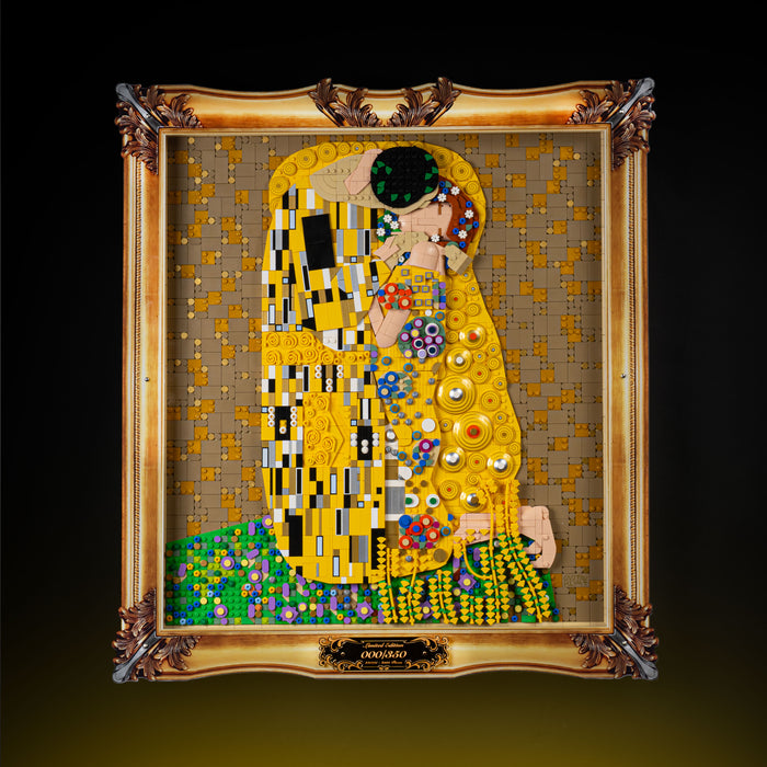 Limited Edition Wall Mounted Display Case for LEGO® Art: Gustav Klimt – The Kiss (31221)