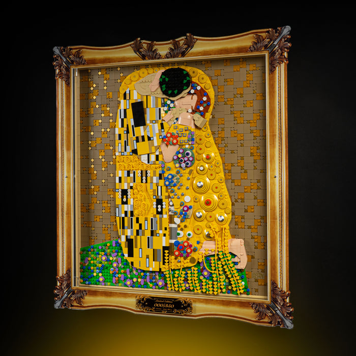 Limited Edition Wall Mounted Display Case for LEGO® Art: Gustav Klimt – The Kiss (31221)