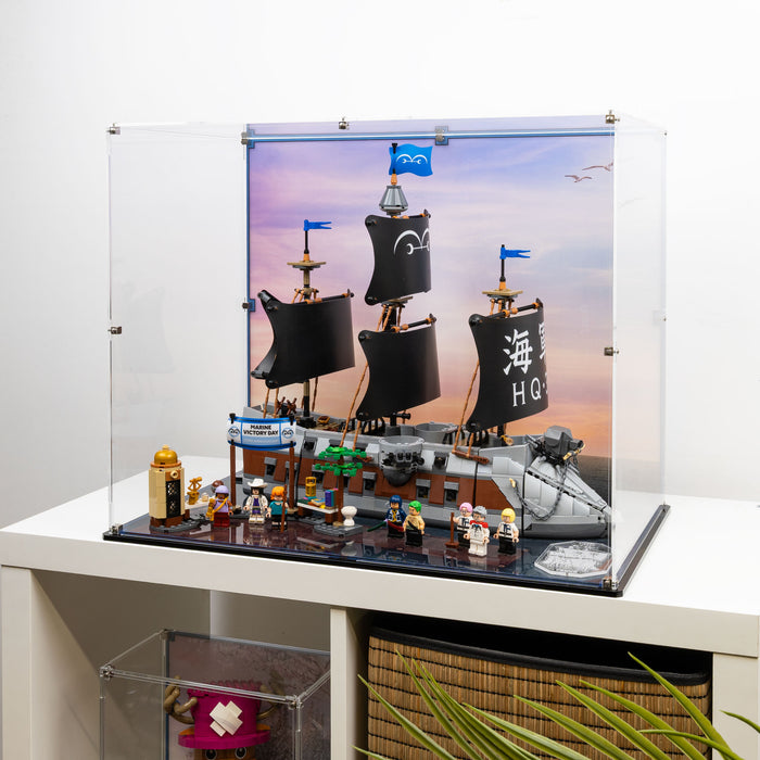 Display Case for LEGO® Pirates: Garp's Marine Battleship (75646)