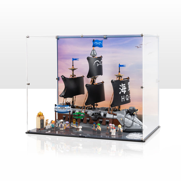 Display Case for LEGO® Pirates: Garp's Marine Battleship (75646)