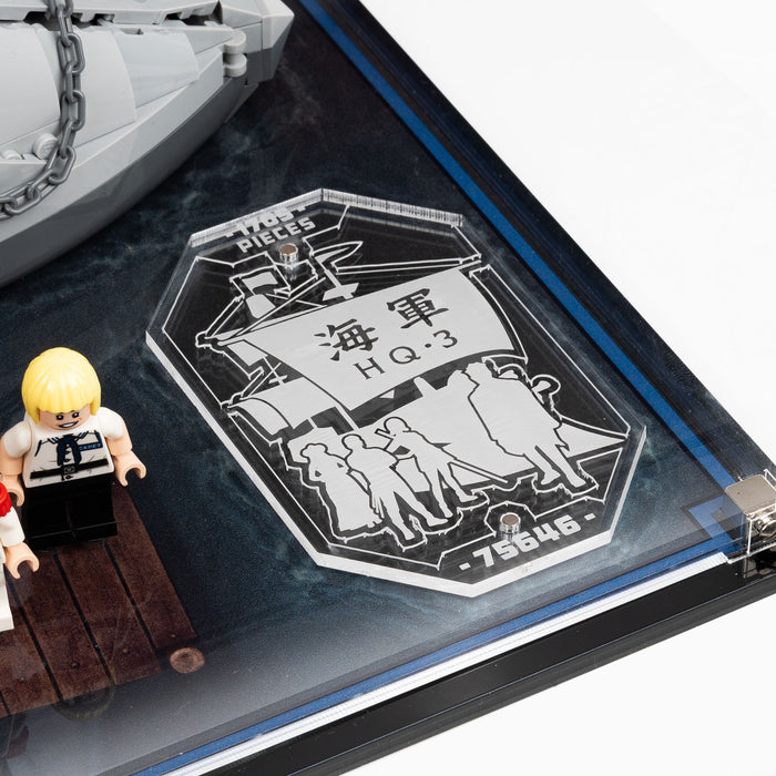 Display Case for LEGO® Pirates: Garp's Marine Battleship (75646)