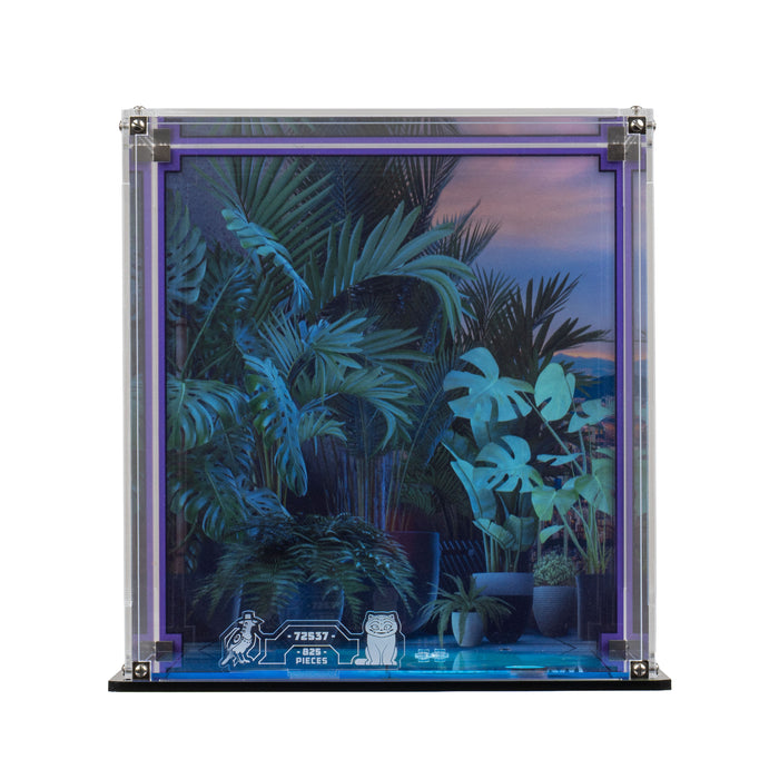 Display Case for LEGO® KPop Demon Hunters: Derpy Tiger and Sussie Bird (72537)