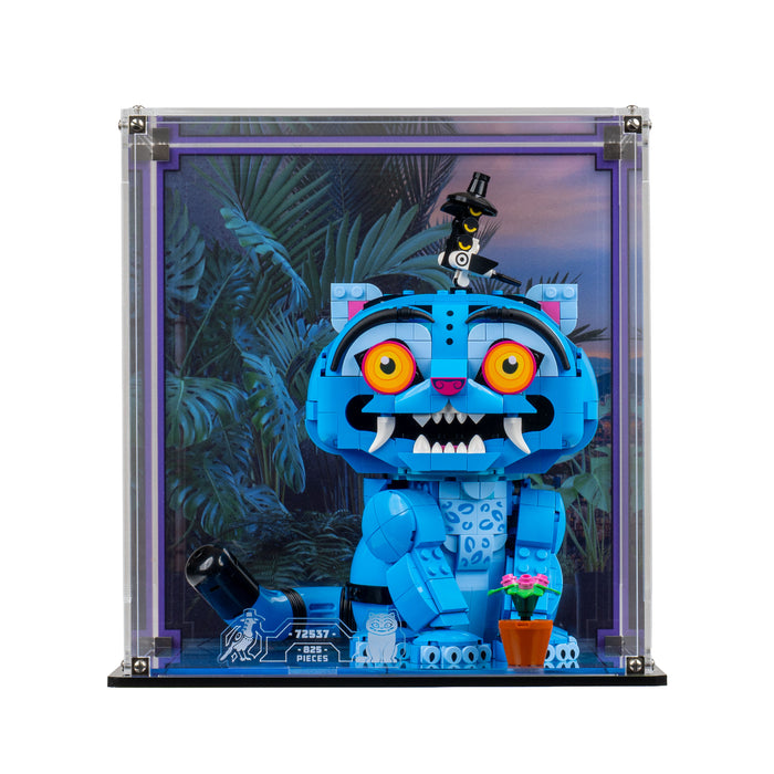 Display Case for LEGO® KPop Demon Hunters: Derpy Tiger and Sussie Bird (72537)
