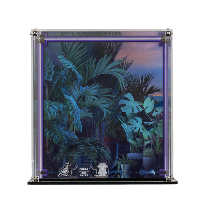 Display Case for LEGO® KPop Demon Hunters: Derpy Tiger and Sussie Bird (72537)