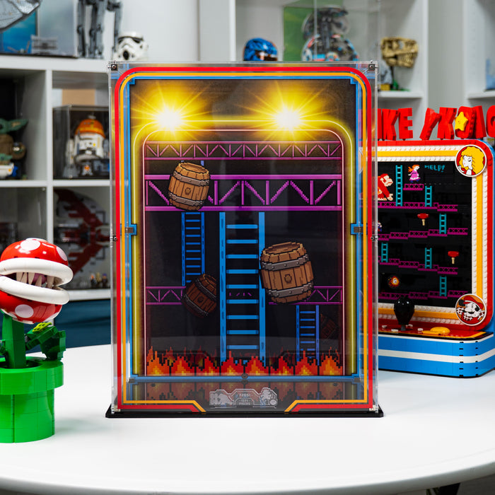 Display Case for LEGO® Super Mario™ Donkey Kong™ Arcade (72051)