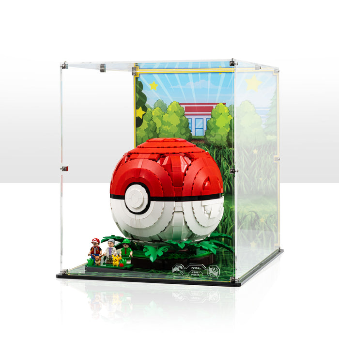 Display Case for LEGO® Pokémon™: Iconic Trainer Moments Poké Ball (72154)