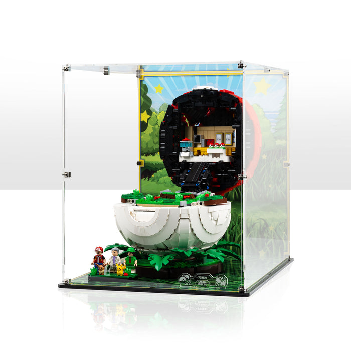 Display Case for LEGO® Pokémon™: Iconic Trainer Moments Poké Ball (72154)