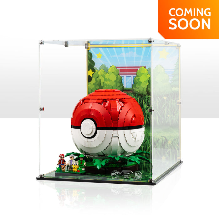 Display Case for LEGO® Pokémon™: Iconic Trainer Moments Poké Ball (72154)