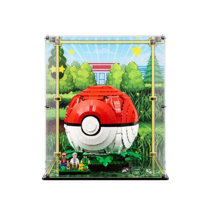 Display Case for LEGO® Pokémon™: Iconic Trainer Moments Poké Ball (72154)