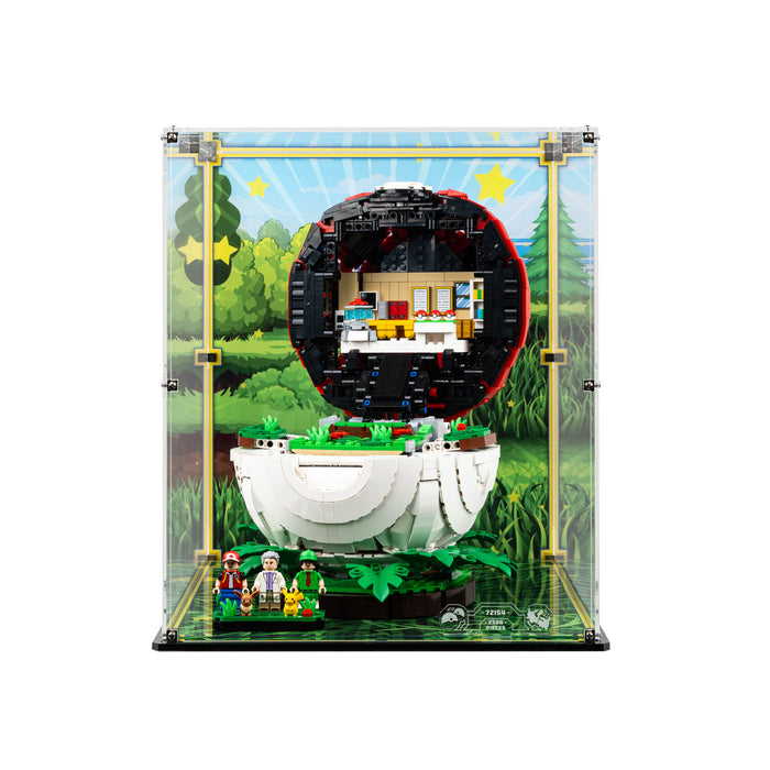 Display Case for LEGO® Pokémon™: Iconic Trainer Moments Poké Ball (72154)