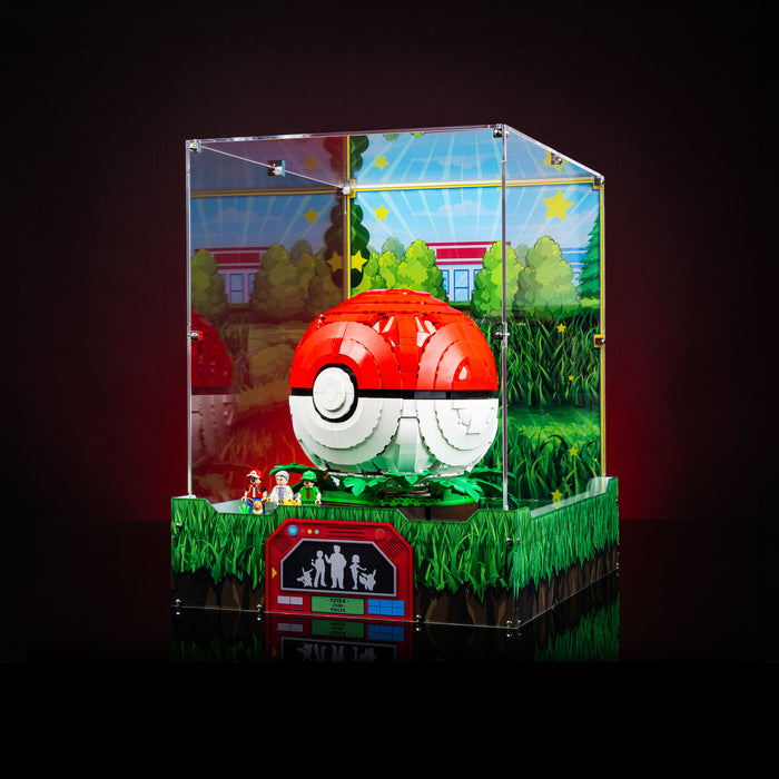 Limited Edition Display Case for LEGO® Pokémon™: Iconic Trainer Moments Poké Ball (72154)