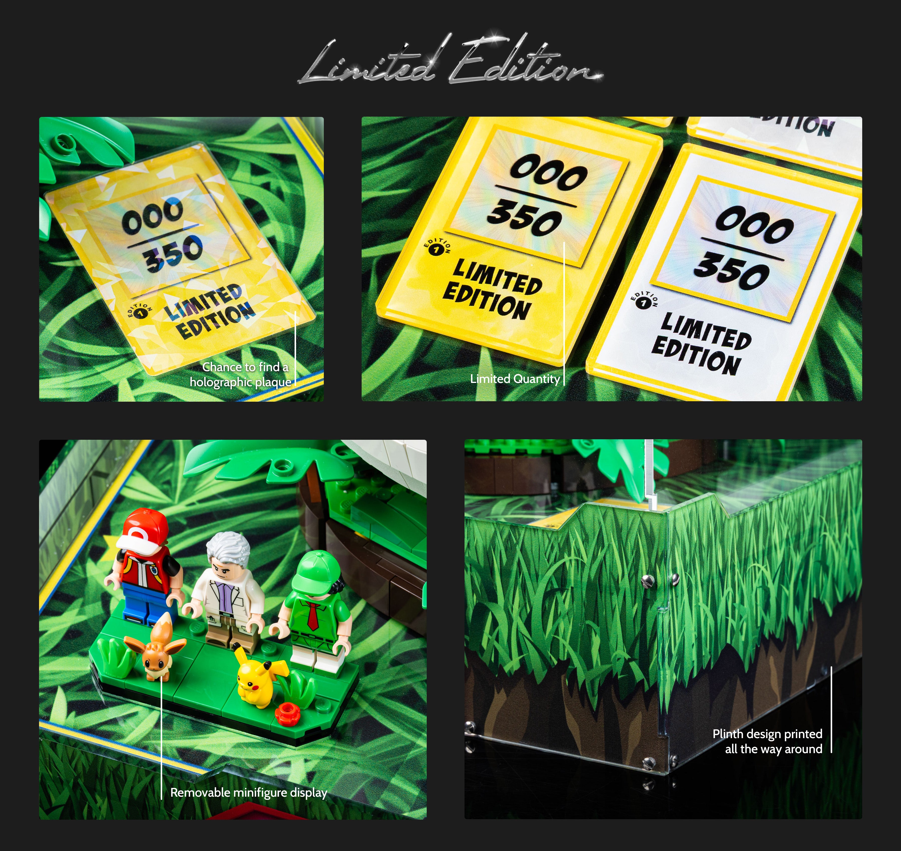 Limited Edition Display Case for LEGO® Pokémon™: Iconic Trainer Moment ...