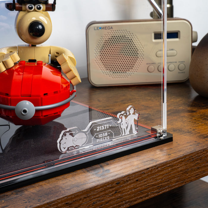 Display Case for LEGO® Ideas Wallace & Gromit (21371)