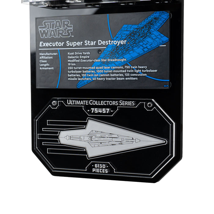 Wall Mounted Display Stand for LEGO® Star Wars™ Executor Super Star Destroyer™ (75457)