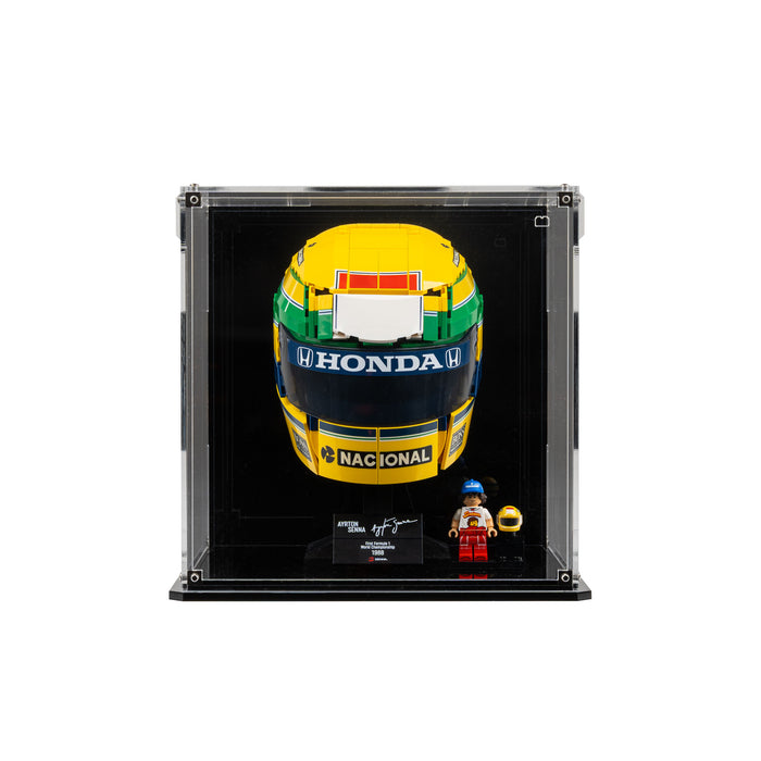 Wall Mountable Display Case for LEGO® Editions: Ayrton Senna Helmet (43024)