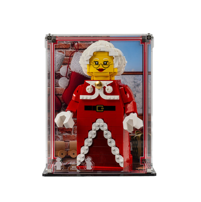 Display Case for LEGO® Up-Scaled Mrs. Claus (40875)