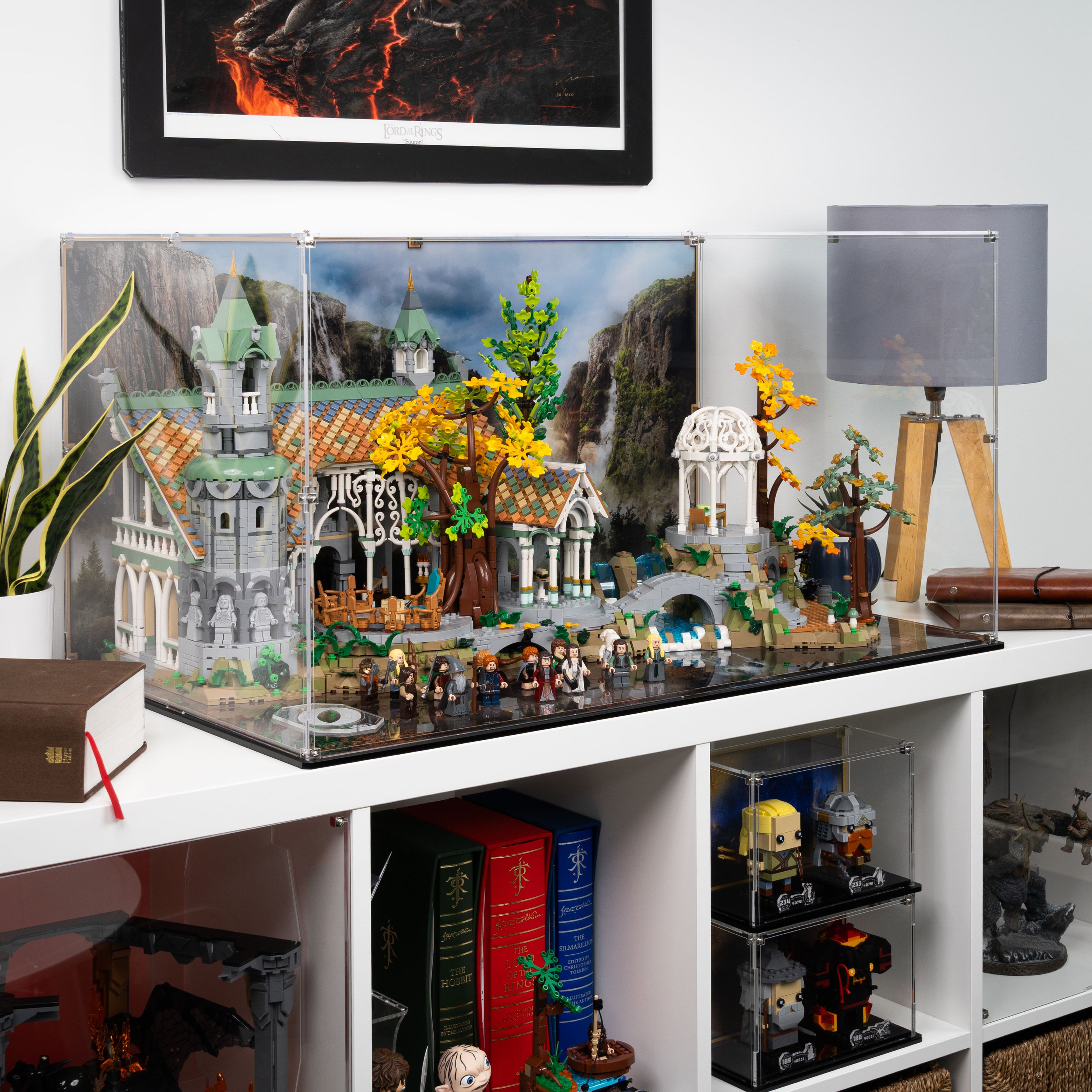Display Case for LEGO Icons Lord of the Rings Rivendell 10316 — Wicked ...