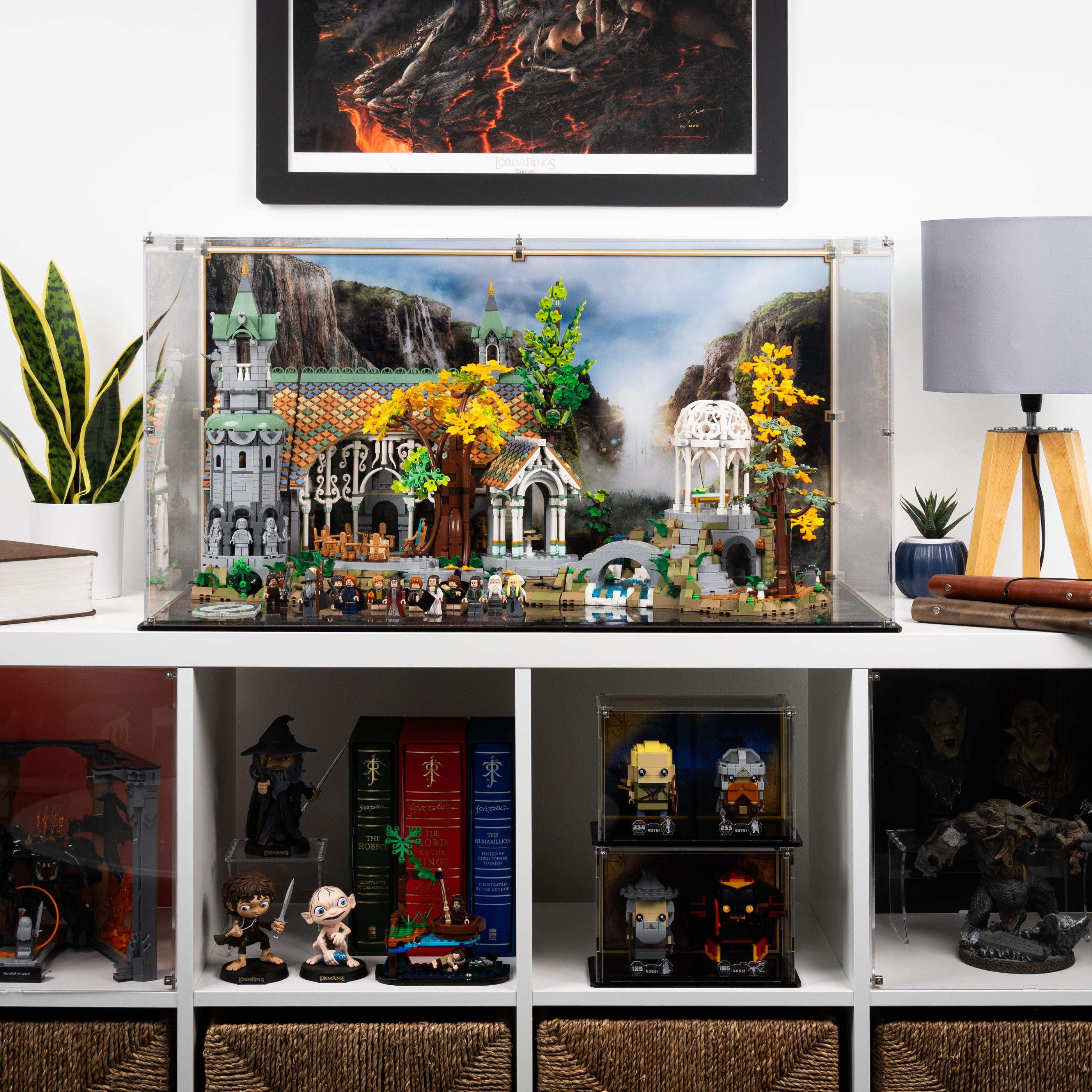 Display Case for LEGO Icons Lord of the Rings Rivendell 10316 — Wicked ...