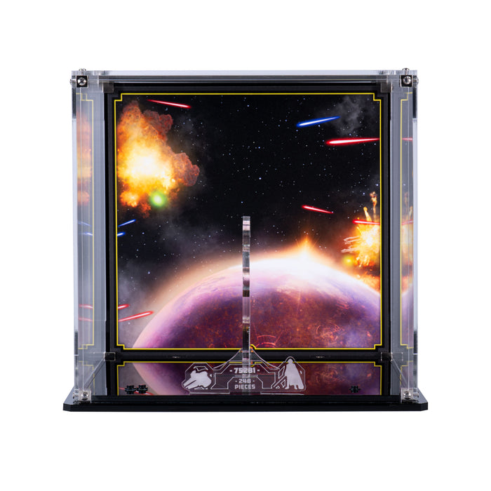 Display case for LEGO® Star Wars: Anakin's Jedi Interceptor (75281)