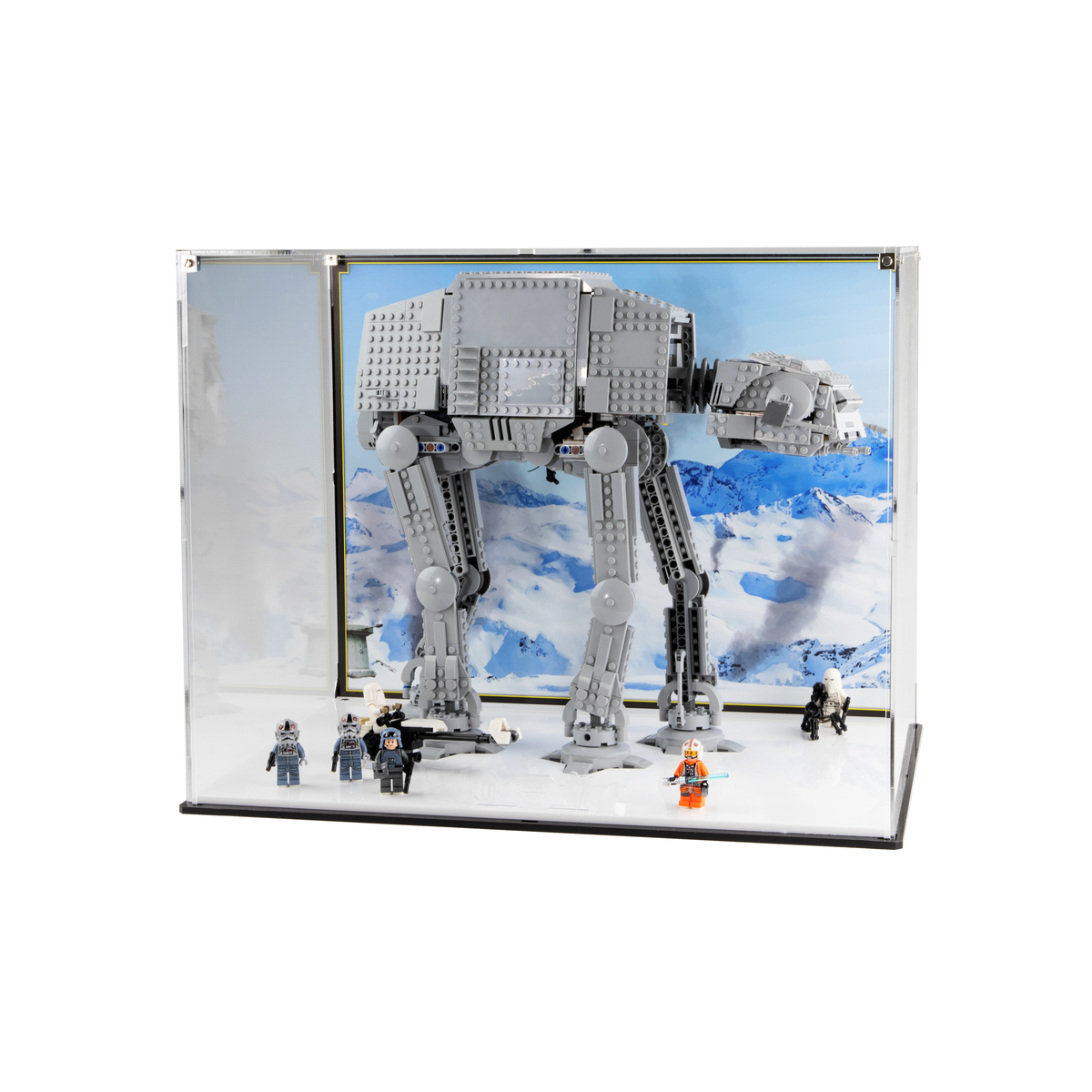 Display case for LEGO Star Wars AT AT 75288 Wicked Brick