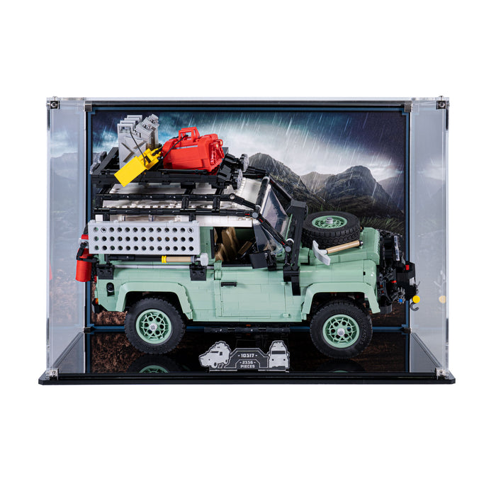 Display case for LEGO® Icons: Land Rover Classic Defender 90 (10317)