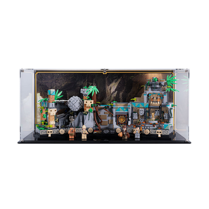Display case for LEGO® Indiana Jones™ Temple of the Golden Idol (77015)