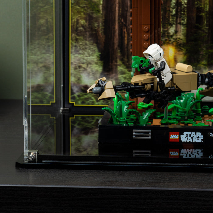 Display case for LEGO® Star Wars: Endor™ Speeder Chase Diorama (75353)