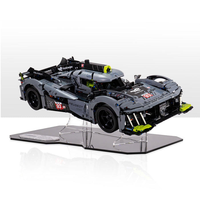 Display stand for LEGO® Technic: PEUGEOT 9X8 24H Le Mans Hybrid Hypercar (42156)